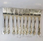 Rsvp Tg RXV2 Indonesia Flatware Gold Electroplate 10 Salad Forks. Fixed Price $13.99.