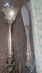 Community Stainless By Oneida Cherbourg B117G Shell Sugar Spoon & Butter Spread. Fixed Price $18.00.