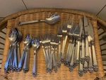 Vintage IMI65 50 Piece Imperial Stainless Flatware Silverware Japan 18 Cr. Fixed Price $198.99.