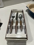 Home Target 18/0 Stainless Steel Flatware Metalica Set Of 11 With Box. Fixed Price $15.00.