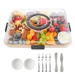 Housewarming Gifts For Women - Bamboo Charcuterie Board With Knife Set. Fixed Price $51.99.