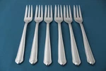 Mikasa Classico Satin Korea Cake Forks (set Of 6) Stainless 1/4". Fixed Price $112.49.