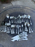86 Pc Oneida Usa Community Cantata Glossy Stainless Steel Flatware Vintage. Fixed Price $149.60.