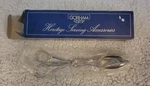 Gorham Salad Tongs YH-505 Made Italy 10.75 Inch Silverplate Heritage Serving. Fixed Price $34.99.