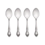 Lyon Queens Fancy 18/8 Stainless Steel Teaspoon (set Of Four). Fixed Price $87.99.