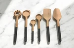 Eva Solo Nordic Kitchen Wood / Silicone Cooking Serving 6 Piece Utensil Set. Fixed Price $94.95.