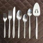 Customcraft Stainless Taiwan Flatware Set Of 31 Silverware Repalcement. Fixed Price $114.95.
