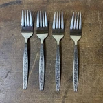 Rogers Co Stanley Roberts Spana Salad Lot Of 4 Mid Century Modern Forks. Fixed Price $19.95.