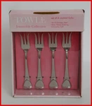 New Towle Living Antigua Stainless Steel Cocktail Forks, Set Of 4, Free Shipping. Fixed Price $32.00.