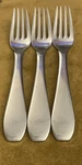 Set Of 3 Dinner Forks Cohr Denmark Stainless COH5. Fixed Price $97.75.