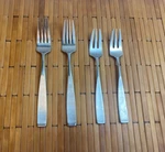 Lauffer By Towle Bedford 18/8 Stainless STEEL--2 Dinner Forks And Salad. Fixed Price $49.99.