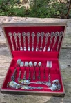 Oneida Community Chandelier 58 Pc Lot/ Set Stainless Flatware. Fixed Price $300.00.