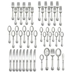 Wallace Napoleon Bee 18/10 Stainless Steel 45PC Flatware Set (service For Eight). Fixed Price $174.94.
