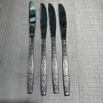 Imperial Dinner Knife IMI57 Flatware Japan Floral Vtg Lot Of 4 Stainless Steel. Fixed Price $15.00.