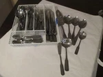 Salem 1776 Stainless Beaded Flatware Replacement Choice. Fixed Price $15.39.