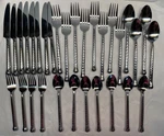 Gibson Keaton Ii Stainless 18/0 China Glossy Knife Fork Teaspoon - Choice. Fixed Price $20.00.