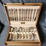 Oneida Community Silver Plated Affection 1960 Flatware Pcs With Case. Fixed Price $219.64.