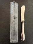 Christofle France "cluny" Silverplate Butter Spreader, 6 1/2". Fixed Price $60.00.