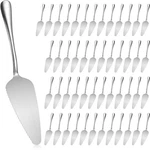 50 Pcs Pie Server Pizza Spatula Stainless Steel Cake Pastry Profes.... Fixed Price $49.27.