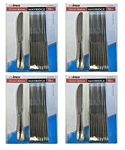 (4) New Dozen Winco Extra Heavy Mayridge Dinner Knife Set 48 Knives. Fixed Price $39.99.