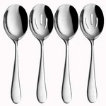 4-PIECE Serving Set Includes 2 And Slotted Spoons, .... Fixed Price $16.43.