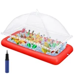 Inflatable Serving Bar Kit Includes Salad Buffet Tray With Drain Plug Mesh Fo.... Fixed Price $29.67.