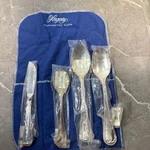 New Reed & Barton English Gentry Silver-plated 4-PIECE Hostess Set. Fixed Price $35.00.
