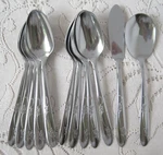 Oneida Simeon & George OHS49 Stainless 12 Pieces. Fixed Price $54.98.