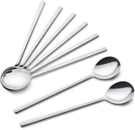 Iqcwood Spoons, Pieces Korean Spoon, 8.5 Inch Stainless Steel Table Soup. Fixed Price $16.95.