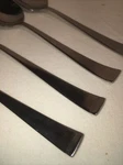 Lot 4 Mikasa Stainless Teaspoons Pattern MIS51 Unnamed Euc. Fixed Price $39.99.