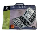 Gourmet Traditions 19 Piece Knife Set Kitchen Messer Stainless Steel Cutlery New. Fixed Price $13.12.