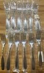Oneida Paul Revere Dinner Forks Satin Flatware 12 Pc New Packaging Vtg 80S. Fixed Price $99.99.