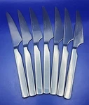 Stanley Roberts SRB165 Dinner Knives Lot Of 7 Stainless Vintage Korea 8.5. Fixed Price $21.95.
