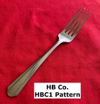 Co HBC1 Dinner Fork 7 1/8" Multi Edge Tip Triangle Stainless Steel Flatware. Fixed Price $6.89.