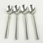 Lot Of 4 Hampton Silversmiths HSV175 Stainless Place/oval Soup Spoons. Fixed Price $24.99.