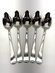 Oneida Stainless Distinction Fireside Serrated Fruit Spoons Usa Glossy Set Of 5. Fixed Price $19.99.