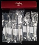 Gorham Column Stainless Flatware 5 Piece Setting 18/8. Fixed Price $149.95.