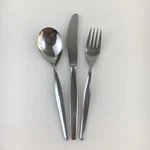 Dinner Fork Knife Spoon Montgomery Ward Stainless Flatware Japan MWD9 Mcm 3PC. Fixed Price $12.99.