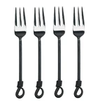 Gourmet Settings (gs) Twist & Shout 7 1/2" Salad Fork (set Of Four). Fixed Price $32.99.