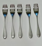 Knork Original Dinner Forks Lot Of 5 Thick Handle Matte Finish. Fixed Price $14.99.
