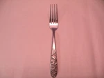 1 Oneida Silver Satin Frosted Bohemian Dinner Fork 7/8 In. GD2. Fixed Price $14.44.