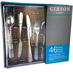Gibson Home 109532.46 Hammered Piece Flatware Set Wire Caddy. Fixed Price $54.99.