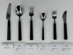 FIK1 By Fiskars Finland Stainless Flatware Black Handle - Choose Your Piece. Fixed Price $14.95.