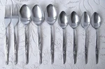 Ekco Eterna Stainless Taiwan Silverware / Flatware. Fixed Price $31.42.