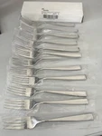 New (12/PK) Steelite Dinner Fork 18/2 Stainless 8" Long 5740SX021. Fixed Price $59.00.