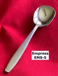 Empress EMS-2 Sugar Spoon 5 3/4" Indented Tip Stainless Steel Flatware. Fixed Price $13.88.
