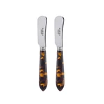 - Set Of 2 Spreader Knives 5.5 Inches Tortue Collection Perfect For Butte.... Fixed Price $84.73.
