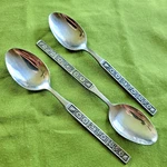 Oneida Northland Stainless Spring Fever Pattern Teaspoons 1/8" Korea #73363. Fixed Price $15.99.