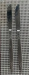 Riviera Dinner Knife Modern Flower Solid RIF12 Stainless Steel - Lot Of 2, Japan. Fixed Price $13.32.