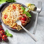 6-PIECE Hammered Dinner Forks Set, 7.9 Inch Stainless Steel Home, K.... Fixed Price $20.93.